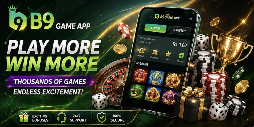 B9 Game App — play more, win more