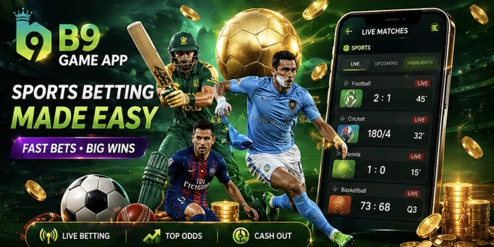 B9 Game App — sports betting made easy